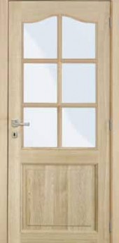 Solid oak 4 met glas